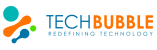 Isologotipo de TechBubble, marca satélite del ecosistema sinergial de FUNTESO, Fundación Tecnología Social