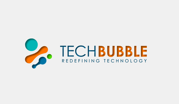 Isologotipo del proyecto Tech Bubble, perteneciente al ecosistema de FUNTESO, Fundación Tecnología Social.